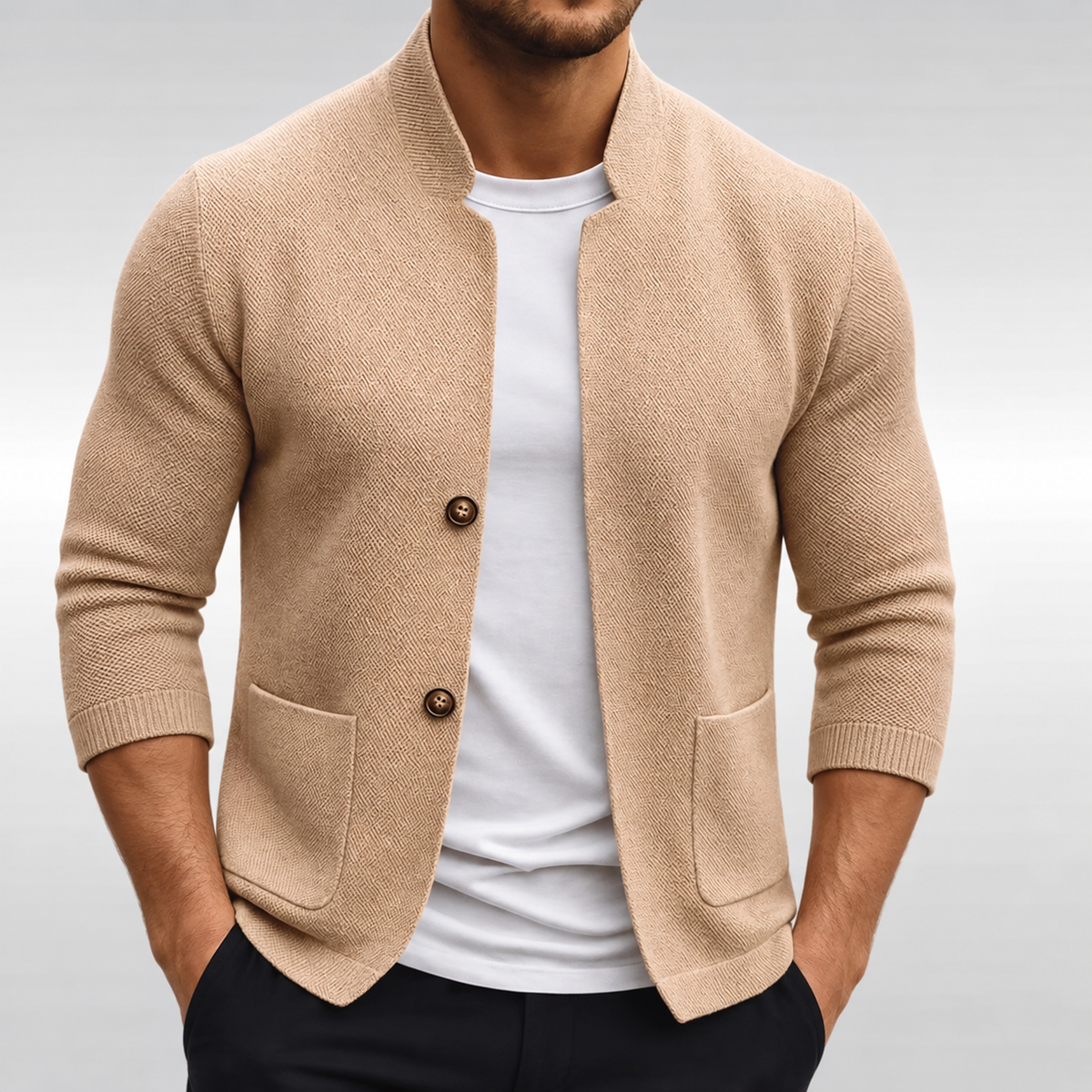 Jonas | Moderner Strickblazer