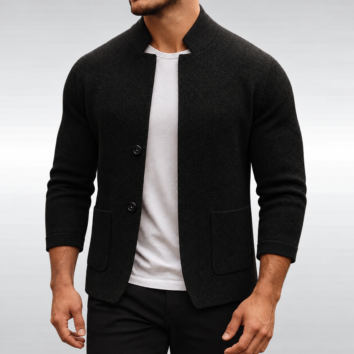Jonas | Moderner Strickblazer