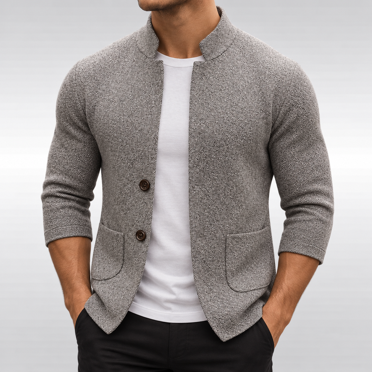 Jonas | Moderner Strickblazer