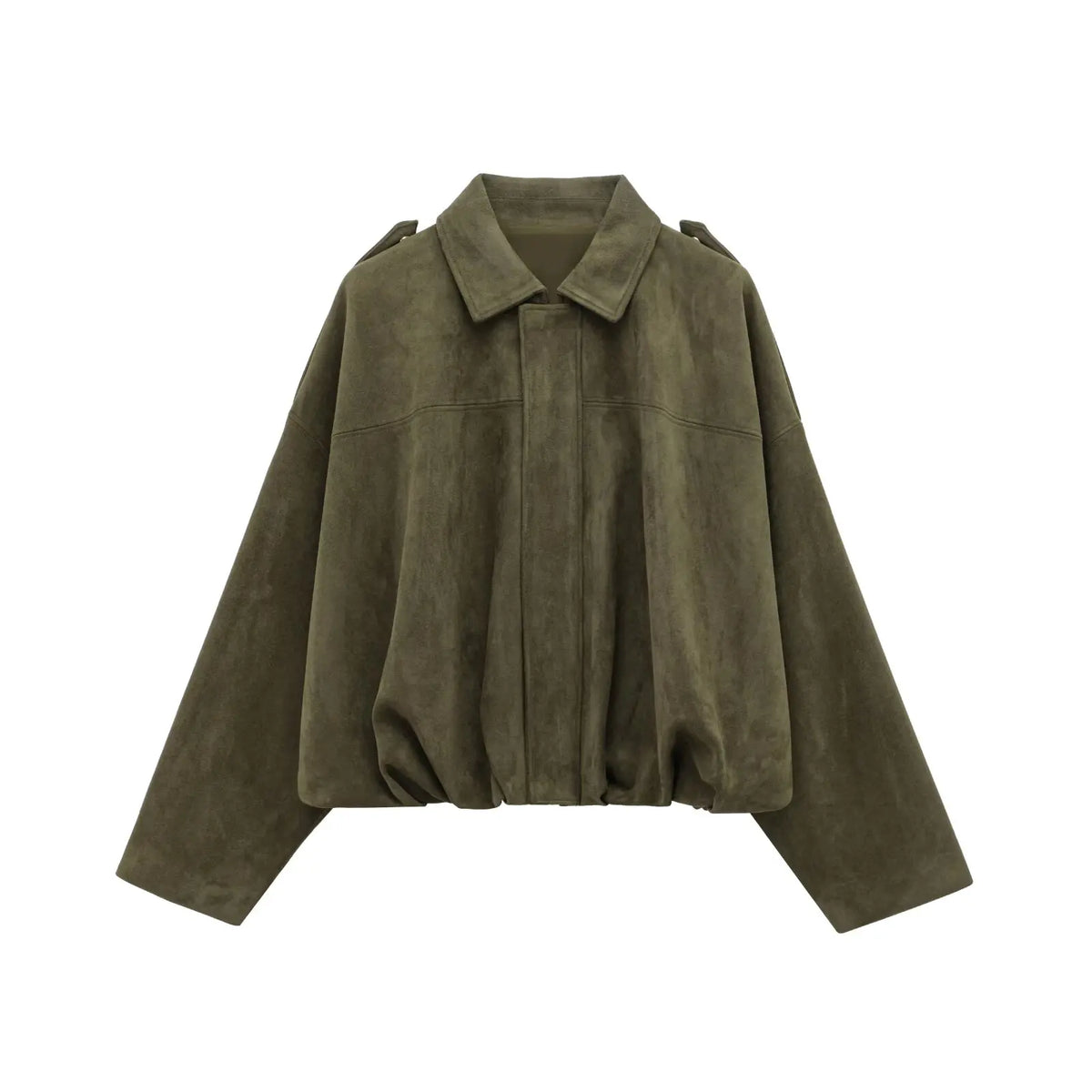 Wildleder-Look Jacke