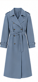 Claire – Langer Damen-Trenchcoat